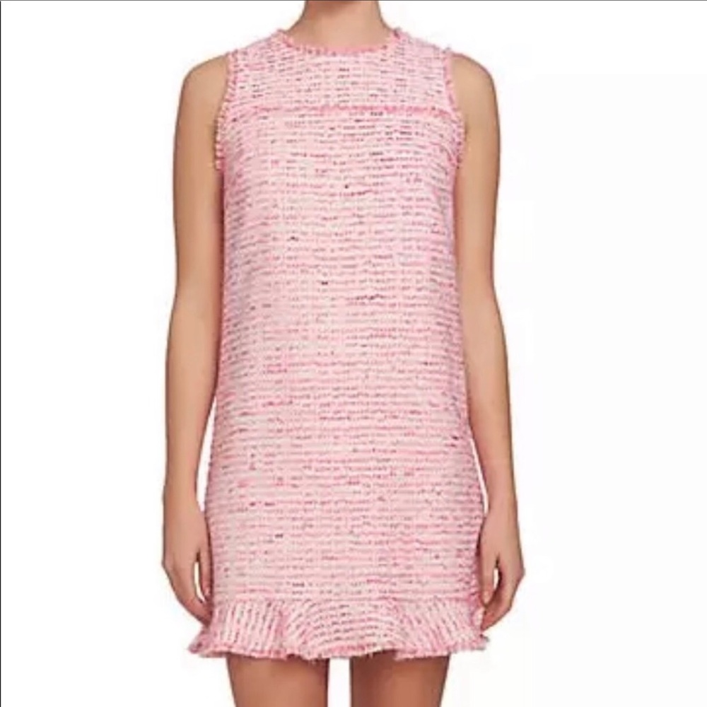 CeCe by Cynthia Steffe Tweed Ruffle Dress Sz. 6 - Picture 3 of 3